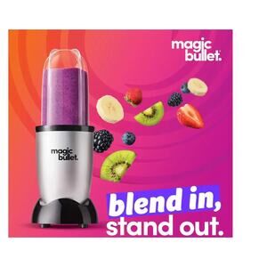 Magic Bullet Personal Blender Set Mixer for Smoothies, 250W,Stainless Steel